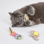 FOFOS Interactive Catnip Chic Toy for Cats Brown (Pack of3) - Image 2