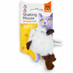 FOFOS Pull String & Sound Chip Mouse Shaped Electronic Toy for Cats (White) - Image 2