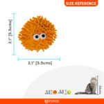 Barkbutler Fofos Geek Ball Chew Toy for Cats (1 Piece, Assorted) - Image 5