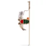 Barkbutler x Fofos Scandi Beetle with Wooden Stick Cat Toy - 40 cm - Image 6
