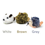 FOFOS Pull String & Sound Chip Mouse Shaped Electronic Toy for Cats (White) - Image 5