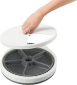 Trixie TX4+1 Automatic Pet Food Dispenser for Cats and Dogs, White/Grey - Image 5