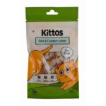 Kittos Fish Chicken Cubes Cat Treats, 35 g