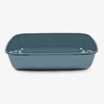 Savic Iriz Litter Tray with Rim for Cats (White Bluestone - 20 x 14 x 5 inches) - Image 2
