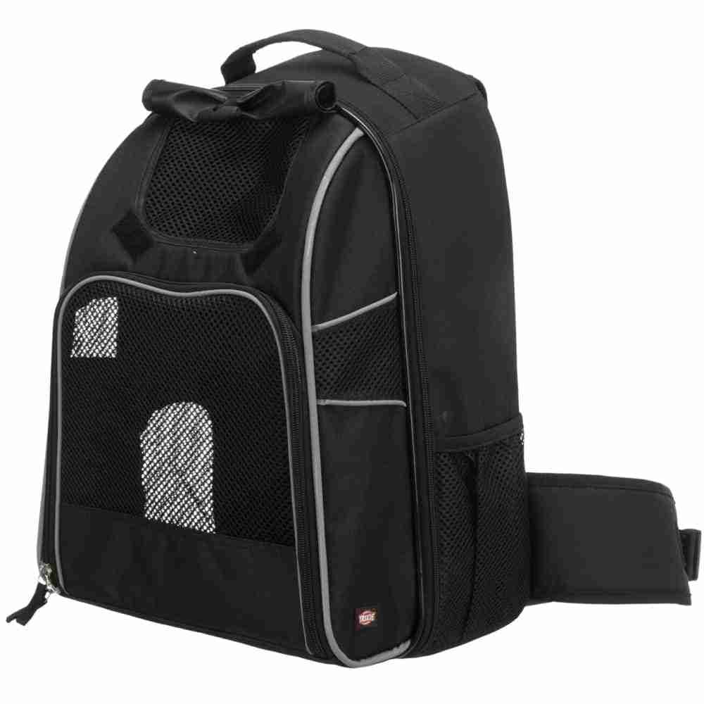 LKWe7Hzjr-Trixie-William-Backpack-33×43×23-cm-for-Dogs-and-Cats-Black.jpeg Trixie William Backpack 33x43x23 cm for Dogs and Cats (Black) - Image 1