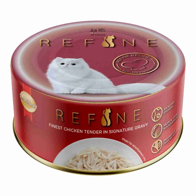 Smart Heart Refine Adult Cat Food Chicken Breast with Seafood, 80 g