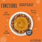 Schesir Function Digestive Tummy Topper Mousse Pumpkin with Wheatgrass, 40 g - Image 3