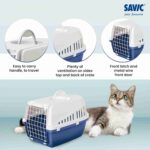 Savic Trotter 1 - Dog and Cat Carrier - Atlantic Blue - 19 x 13 x 12 inch - Holds up to 5 kg - Image 4