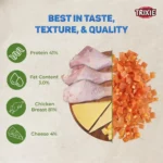 Trixie Premio Cheese Chicken Cubes Cat Treats, 50 g - Image 4