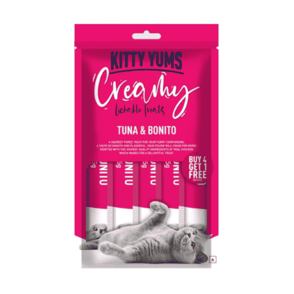 Kitty Yums Creamy Treat Tuna and Bonito (5Pcs) Cat Treat
