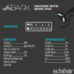 Schesir After Dark Cat Wholefood Chicken and Quail Egg, 80 g - Image 4