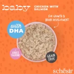 Schesir Baby Kitten Wholefood Chicken and Salmon Wet Food, 70g - Image 5