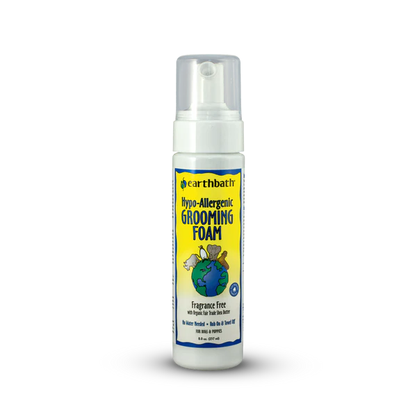 EarthBath Hypoallergenic Grooming Foam for Dogs and Cats - 237 ml