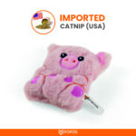 FOFOS Floppy Crinkle Pig Catnip Toy for Cats - Image 5