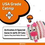 FOFOS Interactive Catnip Chic Toy for Cats Pink (Pack of3) - Image 5