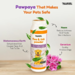 Pawpaya Tick and Flea Powderm, 100g - Image 3