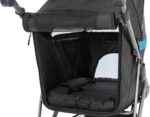 Trixie Buggy for Cats and Dogs (60 x 112 x 120 cm, 12.5 kg) Black/Petrol - Image 7
