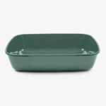Savic Iriz Litter Tray with Rim for Cats (Nordic Green, 17 x 12 x 5 inch) - Image 2