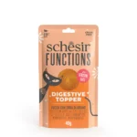 Schesir Function Digestive Tummy Topper Mousse Pumpkin with Wheatgrass, 40 g