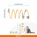 FOFOS Safari Spiral Tunnel Toy for Cats - Image 8