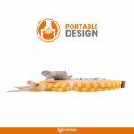 FOFOS Safari Spiral Tunnel Toy for Cats - Image 4