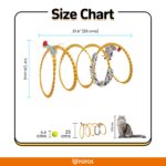 FOFOS Safari Spiral Tunnel Large Toy for Cats - Image 7