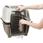 Trixie Skudo 7 Transport Box for Dogs and Cats (73 x 76 x 105 cm, Taupe/Sand) - Image 2