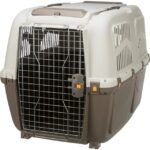 Trixie Skudo 7 Transport Box for Dogs and Cats (73 x 76 x 105 cm, Taupe/Sand)