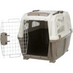 Trixie Skudo 7 Transport Box for Dogs and Cats (73 x 76 x 105 cm, Taupe/Sand) - Image 3