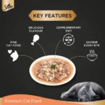 Sheba Chicken with Tuna in Gravy Wet Cat Food, 70g - Image 3