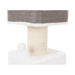 Trixie Cat Tree Ava XXL Scratching Post and Tower (86cm, White/Grey) - Image 6