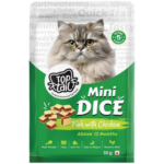 Top Tail Fish Chicken Treats Mini Dice 35g for Cats