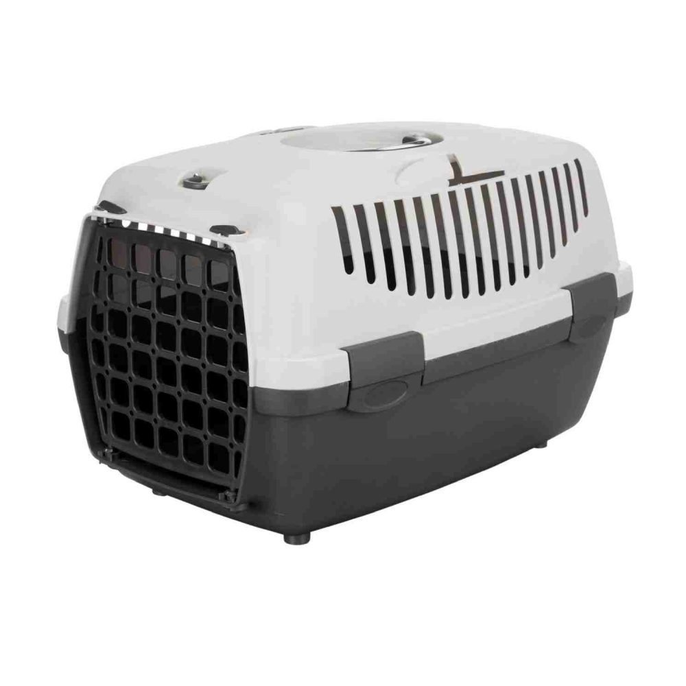 Trixie Capri Transport Box for Cats (Dark Grey_Light Grey) Trixie Capri Transport Box for Cats (Dark Grey/Light Grey) - Image 1