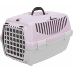 Trixie Capri Transport Box for Dogs and Cats (Light Grey/Light Lilac)