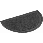 Trixie Cat Litter Tray Mat, Semi-Circular PVC, 41 x 25 cm (Anthracite)