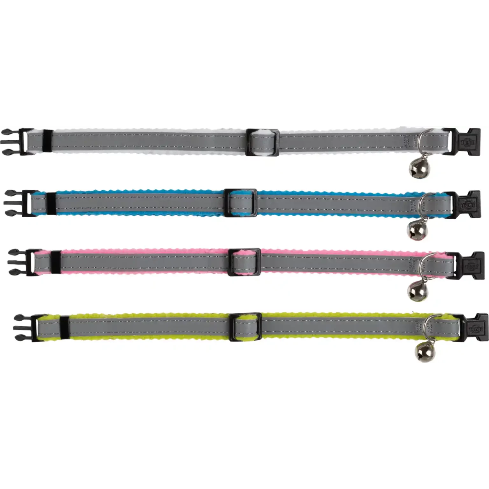 Trixie Safer Life Collar with Bell for Cats, Reflective, 1 Pcs Trixie Safer Life Collar with Bell for Cats, Reflective, 1 Pcs - Image 1