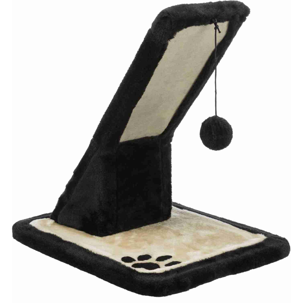 Trixie Scratching Mat Plush_Sisal Rug for Cats (42 cm, Black_Cream) Trixie Scratching Mat Plush/Sisal Rug for Cats (42 cm, Black/Cream) - Image 1
