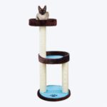 Trixie Lugo Cat Scratching Post - Brown/Turquoise, 103 cm