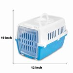 Savic Zephos 1 Pet Carrier, 19 x 13 x 12 inch, Atlantic Blue - Image 2
