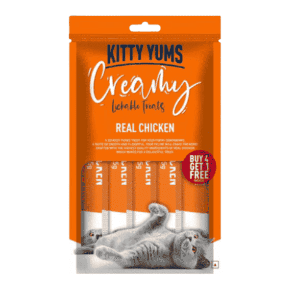 Kitty Yums Creamy Treat Seafood Medley (5Pcs) Cat Treat
