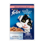 Purina Felix Salmon in Jelly Wet Cat Food, 85g
