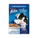 Felix Sardine with Jelly Adult Cat Wet Food, 85g