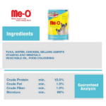 Me-O Chicken with Rice & Tuna Wet Cat Food, 80g - Image 3
