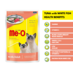 Me O Tuna with White Fish Wet Cat Food - 80g - Image 2