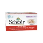 Schesir Chicken & Rice With Duck In Solution Adult Cat Wet Food, 50g