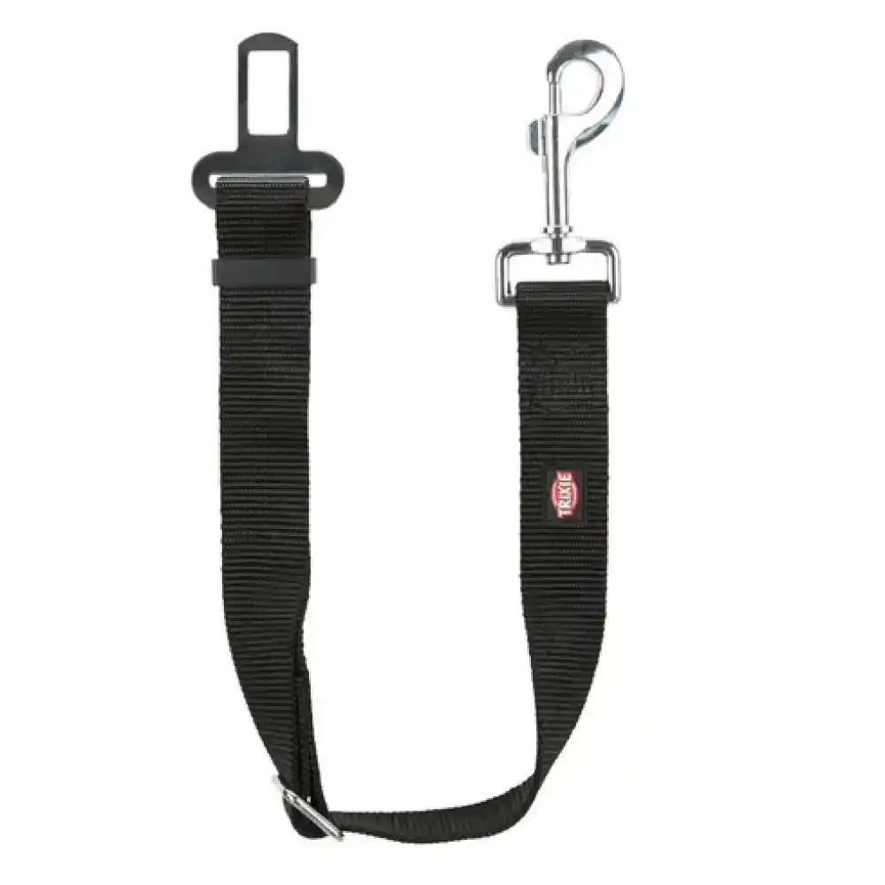 VbeSWcACb-Trixie-Seatbelt-Car-Harnesses-for-Dogs-and-Cats-Black.webp Trixie Replacement Short Leash (Seatbelt for Car) (Black) - Image 1