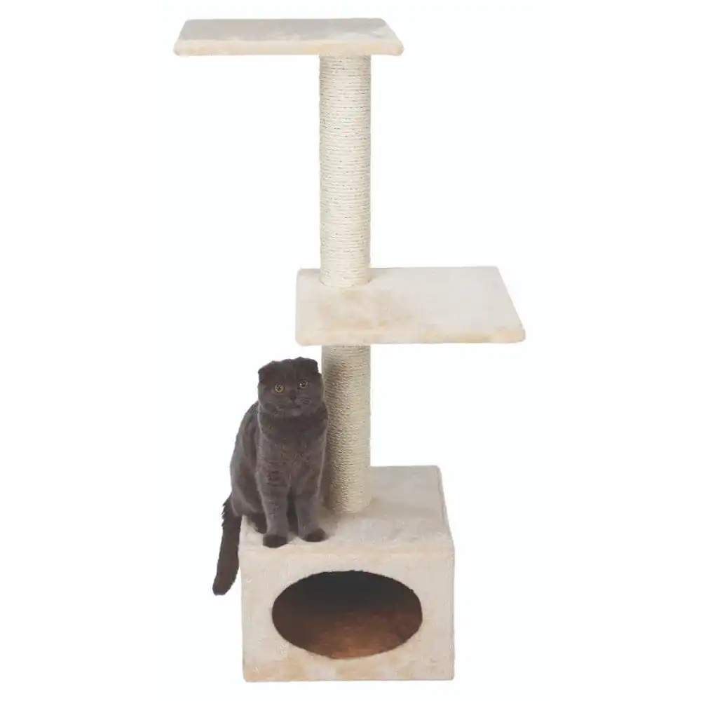 VcHtNPdnJ-product.webp Trixie Badalona Scratching Post for Cats Beige