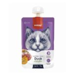Wanpy Tasty Meat Paste Duck and Pumpkin for Cats, 90g