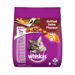 Whiskas Grilled Saba Flavour Adult (1+ Years) Dry Cat Food