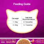 Whiskas Tasty Mix Seafood Cocktail Wakame Seaweed Gravy Wet Cat Food - 70g - Image 4